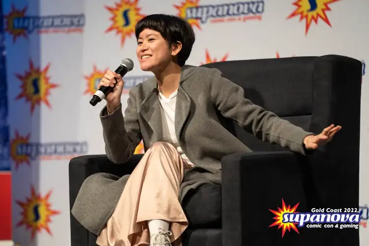 Supanova ComicCon Australia, April 2022 - Katie's last convention appearance of the year before she took her pregnancy hiatus