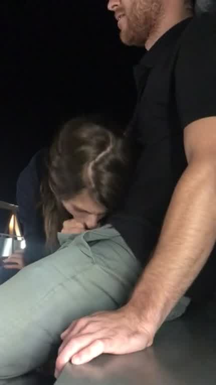 Eating Cum On A Bridge!