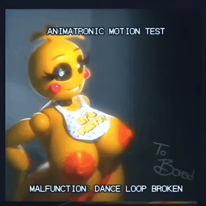 Oh no. Looks like Chica is malfunctioning, and won't be on stage for now. As a mechanic, You will... [by ToBoredToExist]