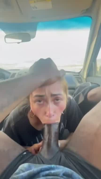 It could hardly fit in her mouth 
