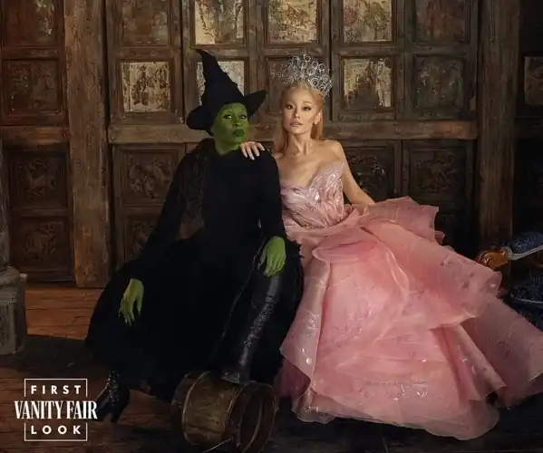 First picture of Ariana in Wicked movie from VANITY FAIR posted today 02/11/24