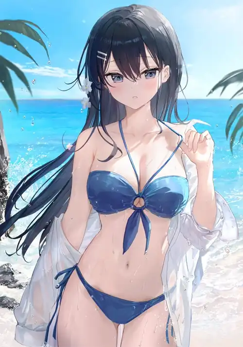 Blue Bikini 