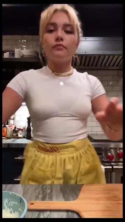 Dancing with her tzatziki