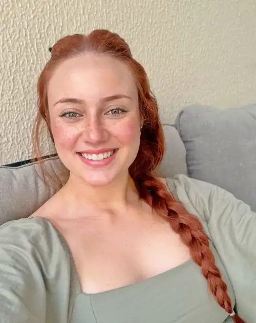 Redhead and pale. Not a regular Brazilian