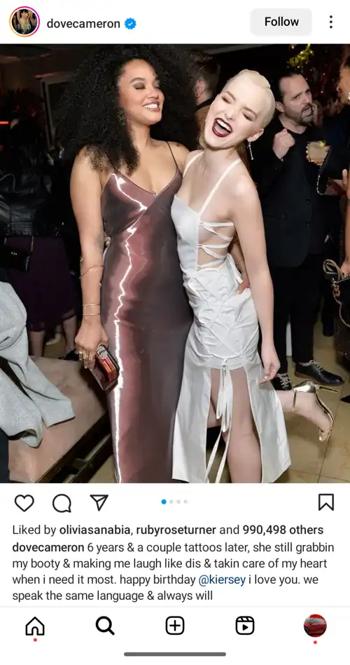 Dove Cameron being groped