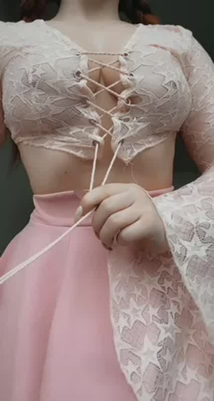 Oops, I accidentally wore a see through top! May as well just play with my tits since they’re out now