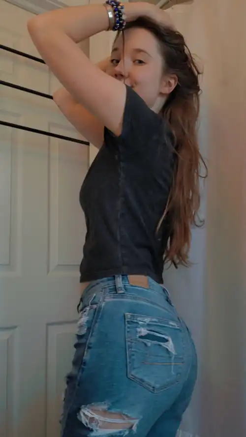 These jeans would look better with your hand in my back pocket...what do you think?