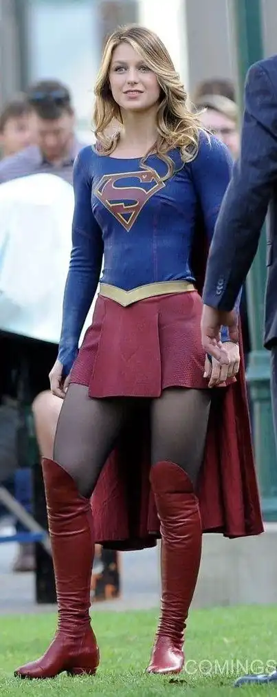 Melissa as Supergirl never gets old