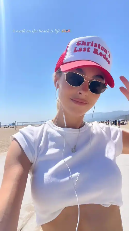 "A walk on the beach is life"