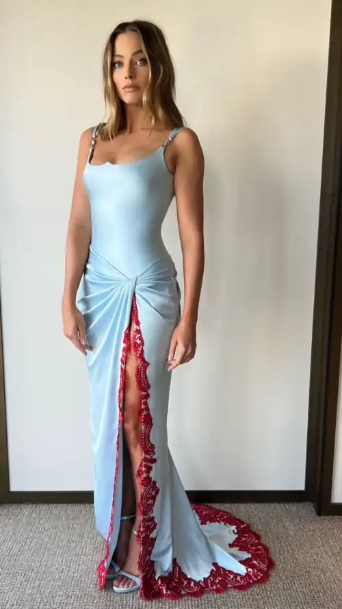Margot Robbie looking exquisite