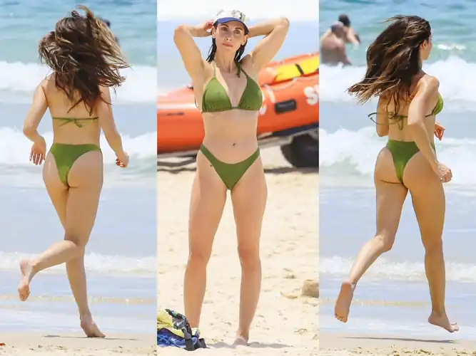 Enjoying herself at the beach (Dec 2023)