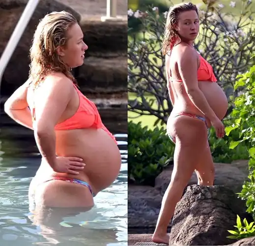 Hayden Panettiere very pregnant