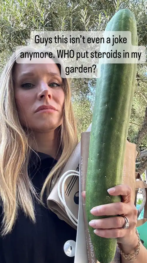 I want to shove every inch of that thing up Kristen Bell's tight ass and hear her sexy moans. I hope she played with herself a little bit with it.