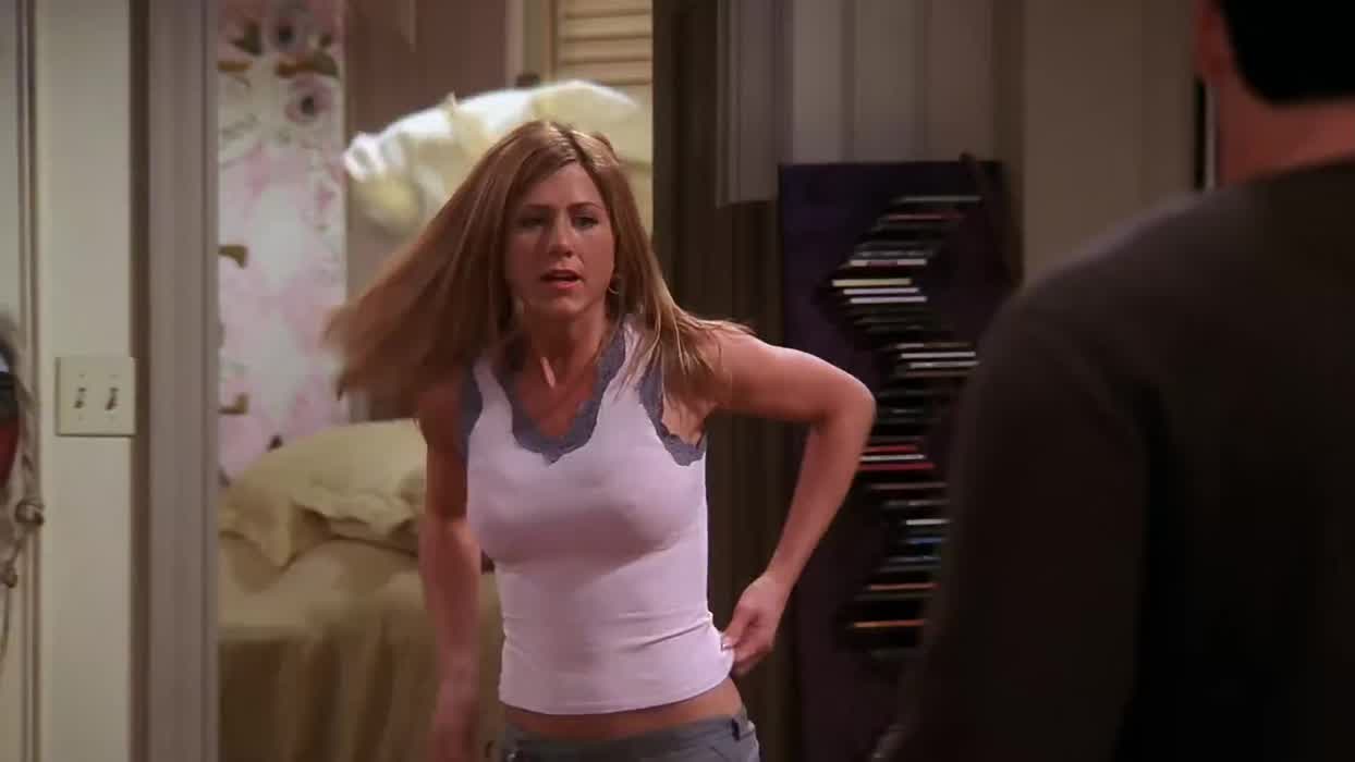 The One where Jennifer Aniston's nipples got erect during the scene