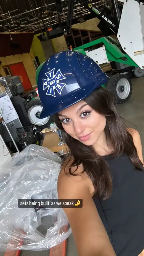On (partially-built) set for The Thundermans in Vancouver IG 7/30/2024
