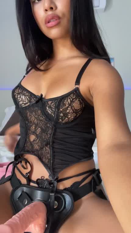 Imagine we get back from our first date, and I unveil my 8-inch girlie stick. What's your move?