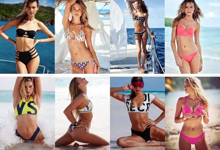 Behati Prinsloo vs Elsa Hosk (VS Swim)