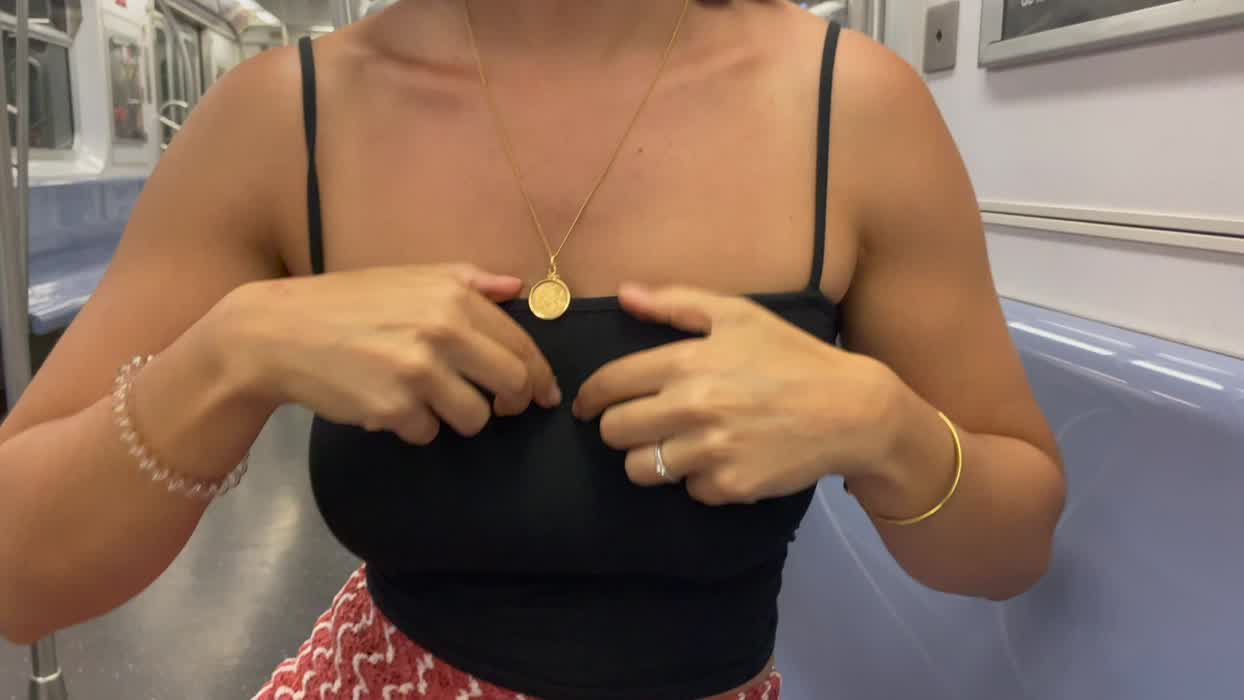 I love to flash them in public