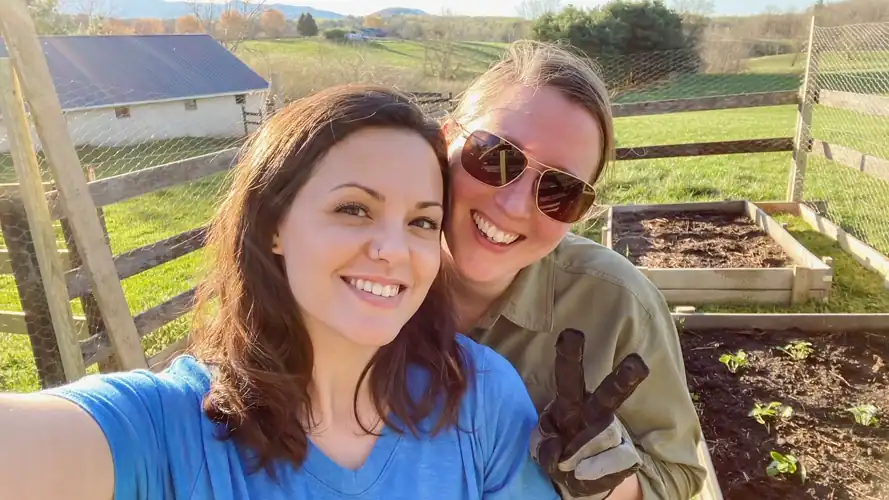 Bought a 16 acre farm with the wife a year ago! Here we are working together on the farm!