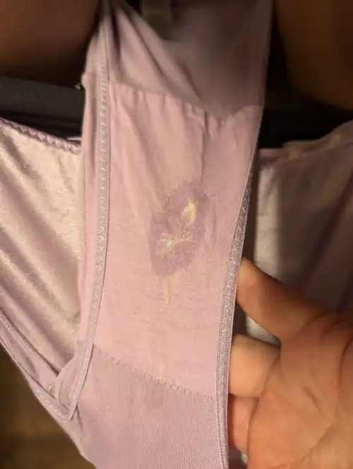 After a morning of edging 💦 what would you do with these dirty panties?