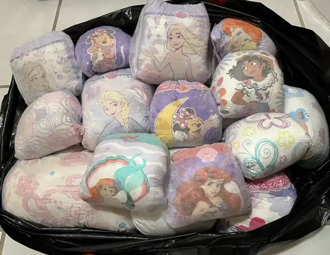 This week’s diaper pail pile is so stinkin’ cute… (literally!)