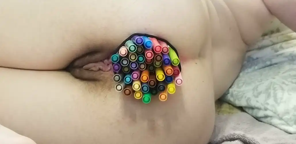 Pretty sure this is over 40, not sharpies though