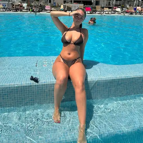 in the pool