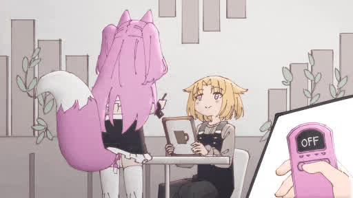"oh fuck~Not in front of the customers!"