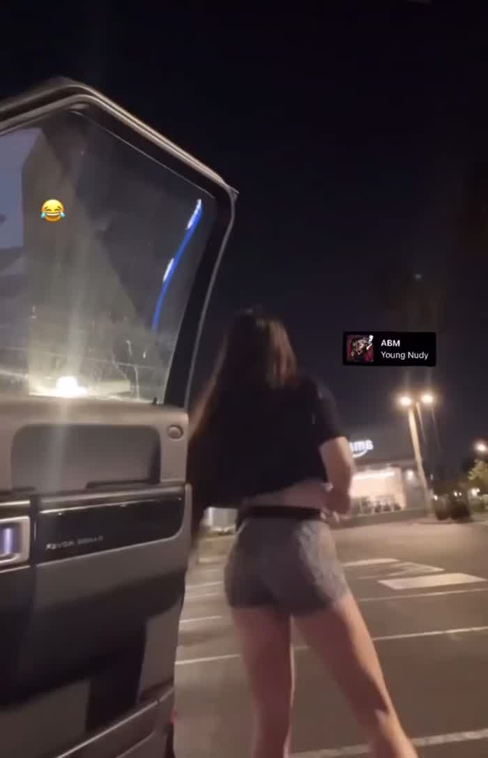 McKayla dancing by the car | IG story 8/9/24