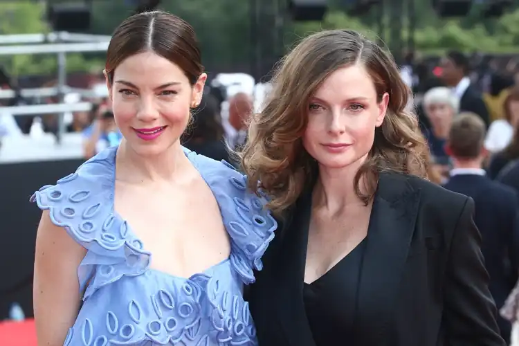 With Rebecca Ferguson at the 'Mission Impossible - Fallout' Global Premiere in Paris 12th July 2018