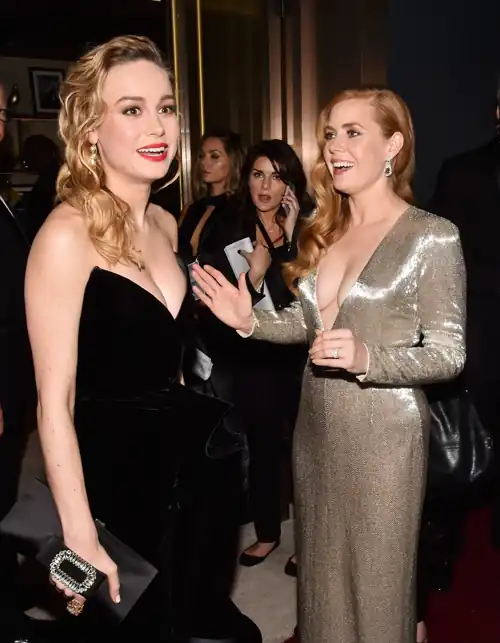 Brie and Amy Adams (2017 Oscars)