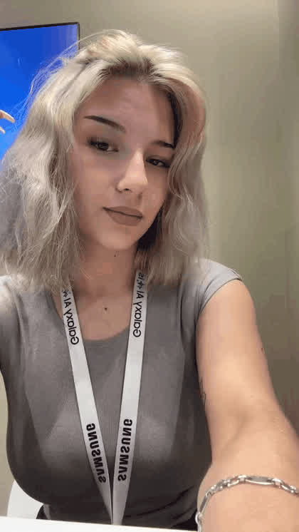 Busty samsung employee 