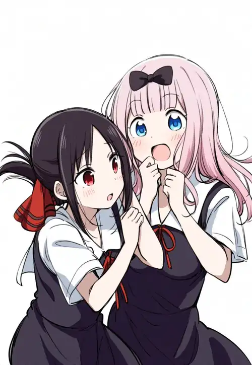 Kaguya & Chika by @karen02643