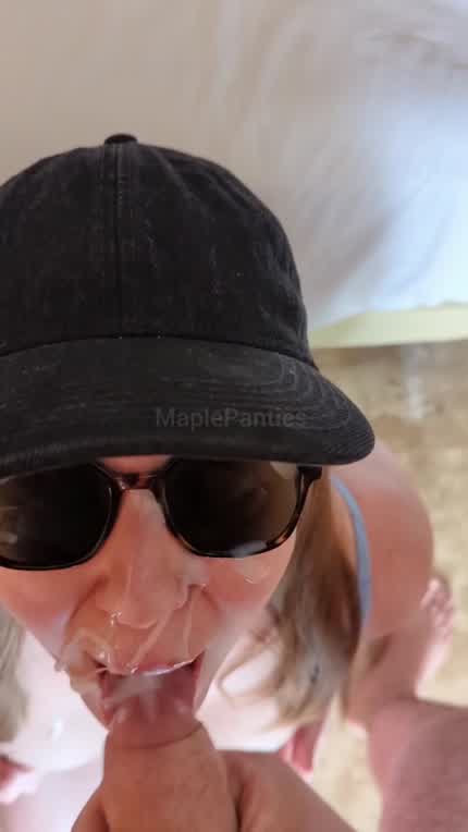 Epic facial for my first cumwalk 