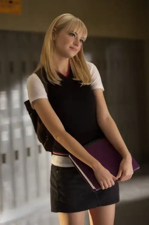 Emma Stone as Gwen Stacy.
