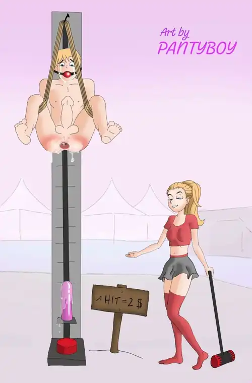 Poor guy at the funfair