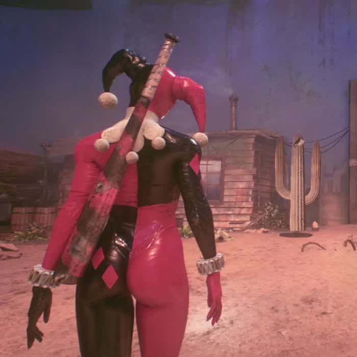 Classic Harley Quinn - Being cute as always