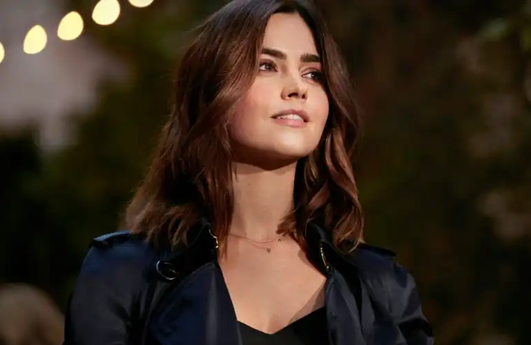 At a fashion show. She is flawless!