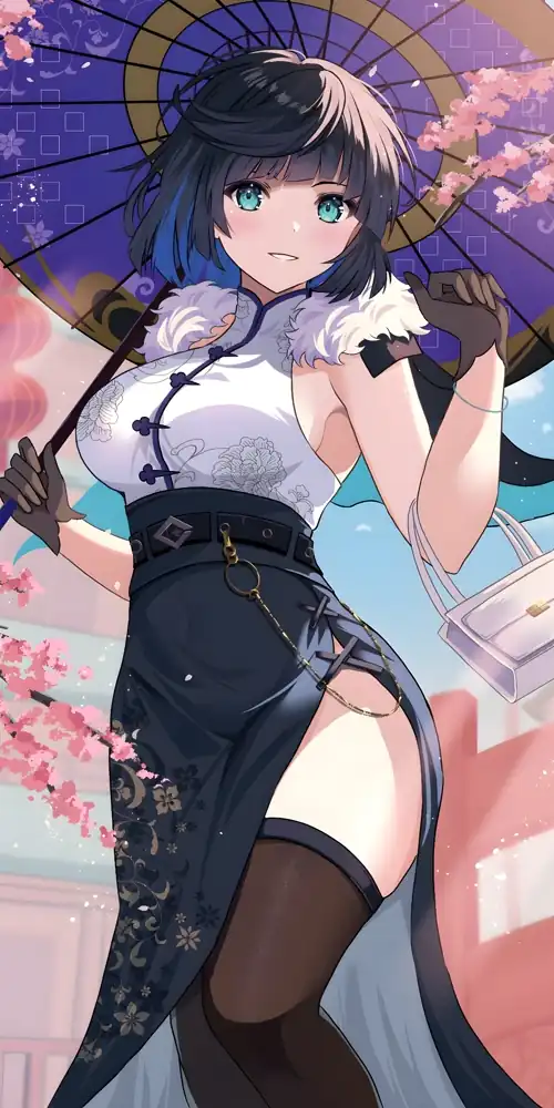 China Dress Yelan [Genshin] (2400x4800)