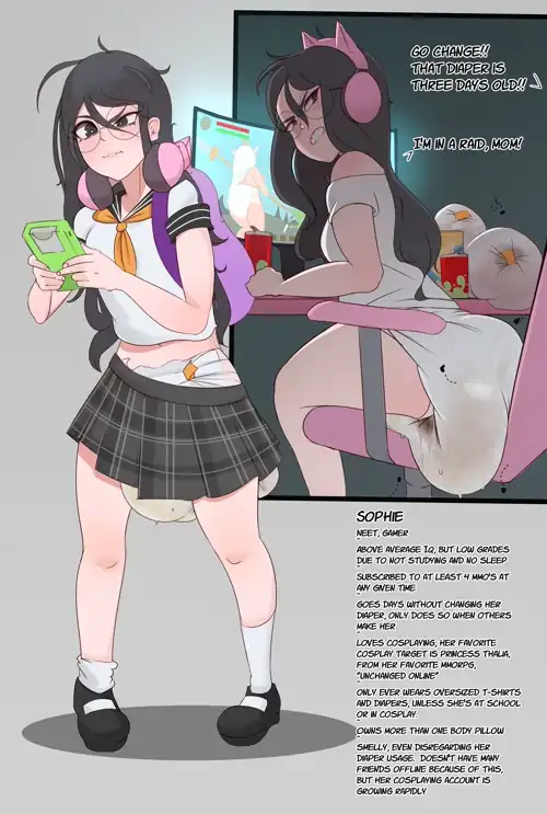 My kind of gamer girl! (By SluggabugArt)