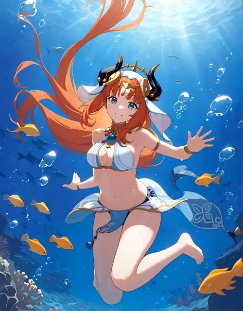 Nilou's underwater performance