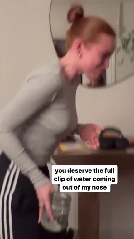 Madelaine wearing a grey top (via IG Story May 27th, 2023)