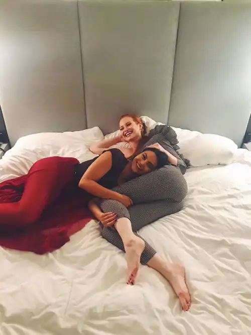 Madelaine with Camila Mendes