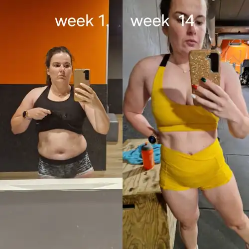 It's me again... 14 weeks down, 7 more to go 🏋️‍♀️