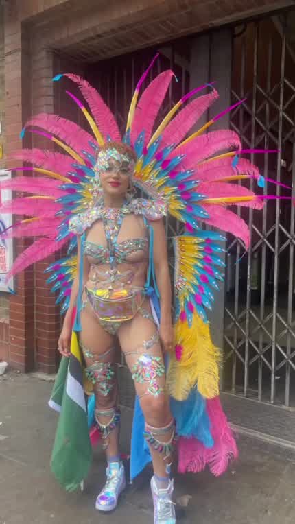 Nathalie celebrating Carnival (08/29/2023)