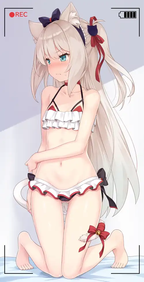 Shy towards the camera