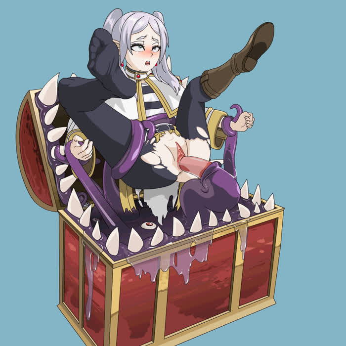 Looks like she found her sacred treasure 