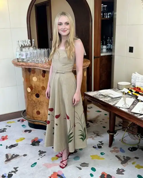 Dakota’s look for The Watchers/The Watched photo call 5/29/2024