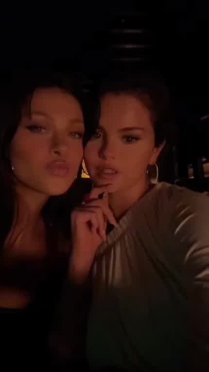Selena with Nicola Peltz