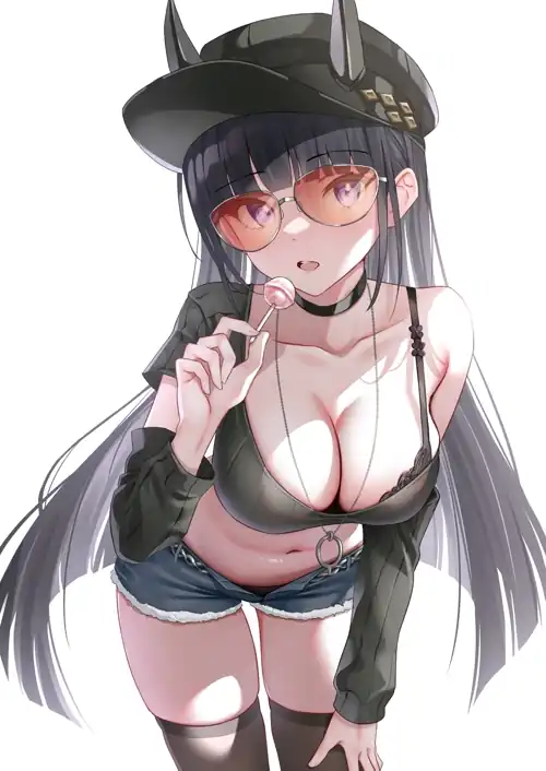 Noshiro striking and lollipop (くらしっく / classic_tonight) [Azur Lane]